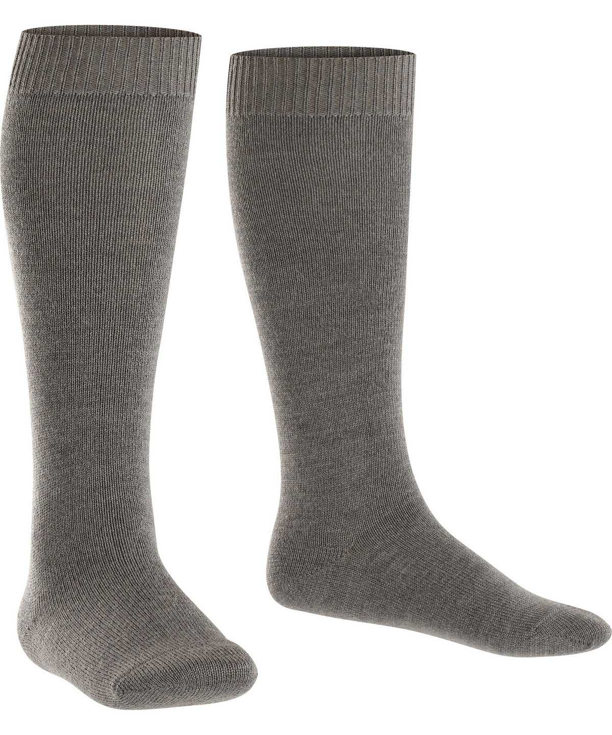 Skarpetki Falke Comfort Wool Knee-high Socks Dziecięce Szare | HRUMTP-905