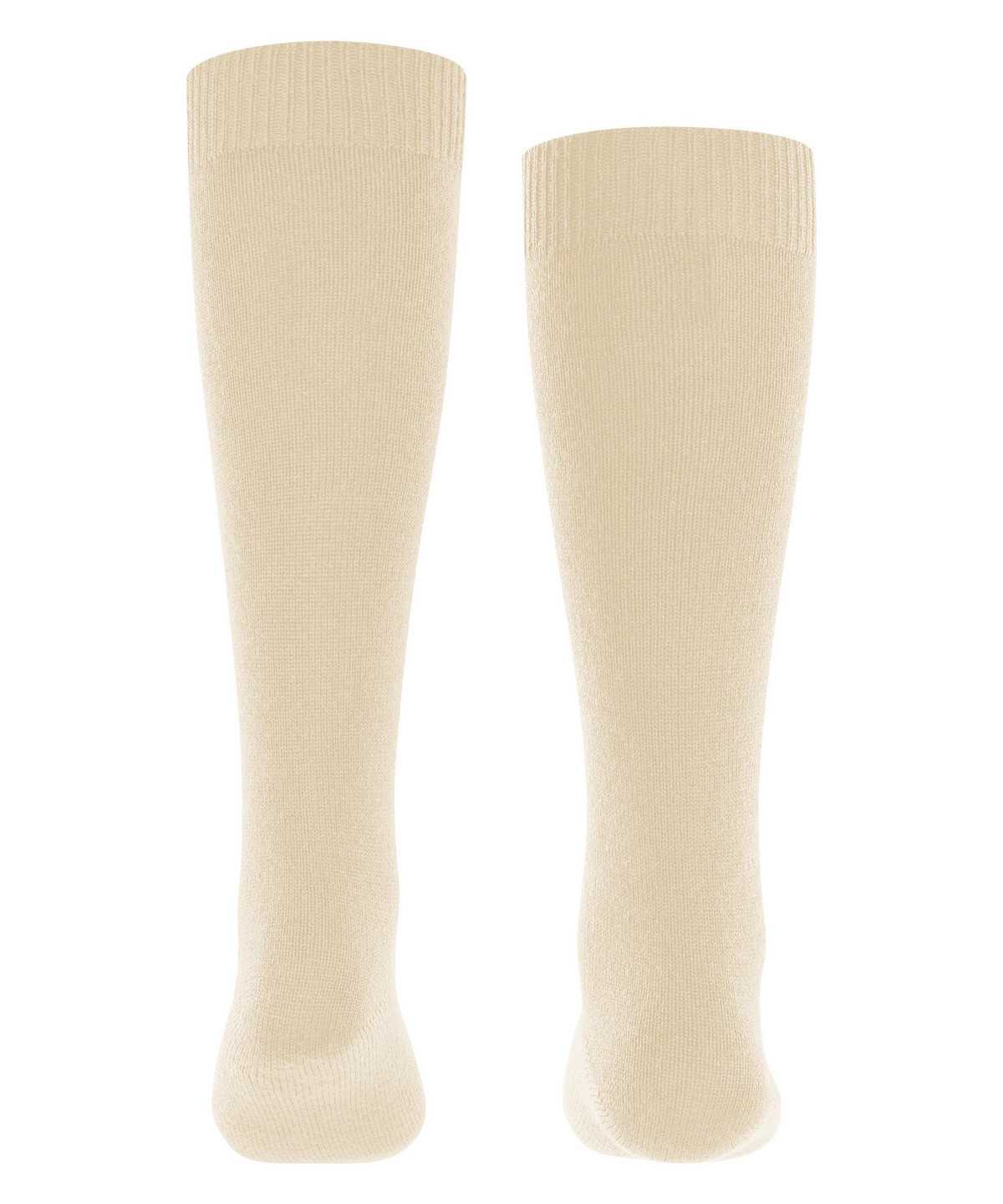 Skarpetki Falke Comfort Wool Knee-high Socks Dziecięce Beżowe | HVMNFQ-596