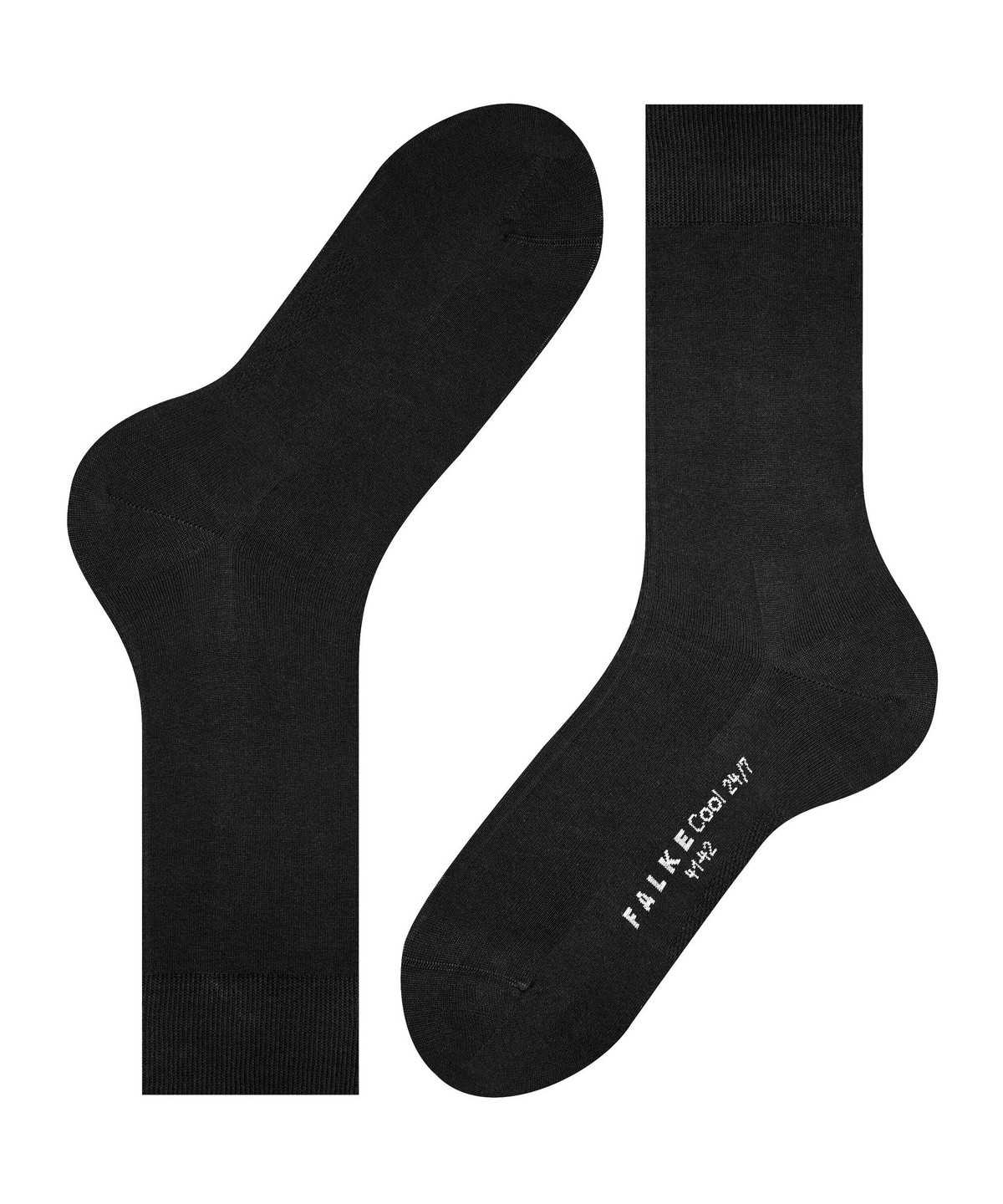 Skarpetki Falke Cool 24/7 Socks Męskie Czarne | SGAMVT-514