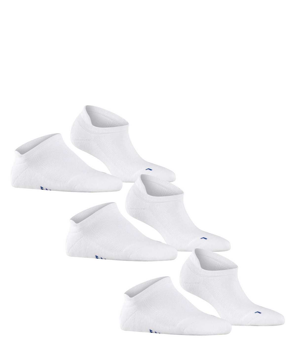 Skarpetki Falke Cool Kick 3-Pack Sneaker Socks Męskie Białe | EXOSKP-875