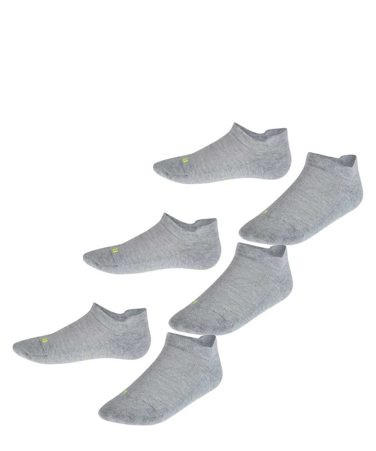 Skarpetki Falke Cool Kick 3-Pack Sneaker Socks Dziecięce Szare | CTIGDM-432