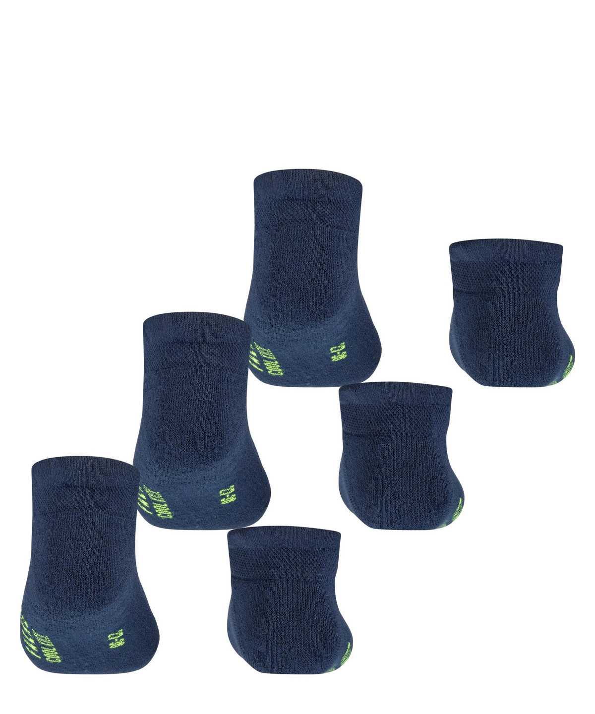 Skarpetki Falke Cool Kick 3-Pack Sneaker Socks Dziecięce Niebieskie | BTRXYM-527