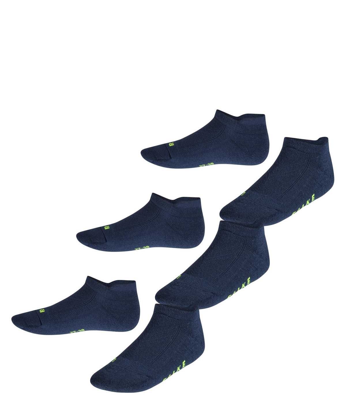 Skarpetki Falke Cool Kick 3-Pack Sneaker Socks Dziecięce Niebieskie | BTRXYM-527