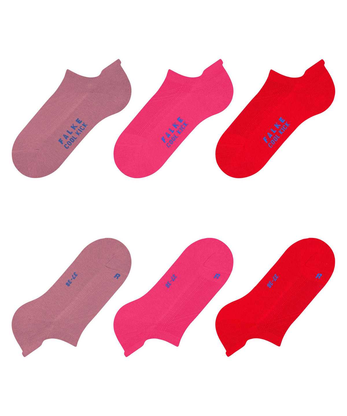 Skarpetki Falke Cool Kick 3-Pack Socks Damskie Multicolored | MCWDJY-705