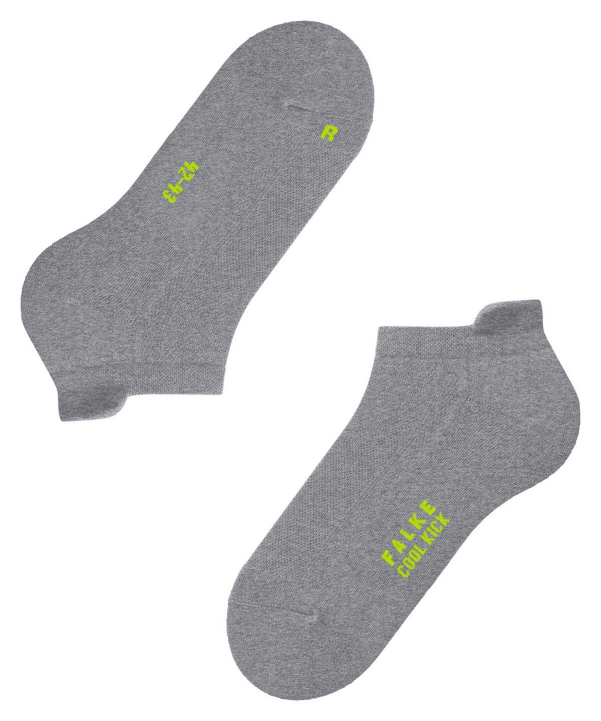 Skarpetki Falke Cool Kick Sneaker socks Męskie Szare | CGOVLE-501