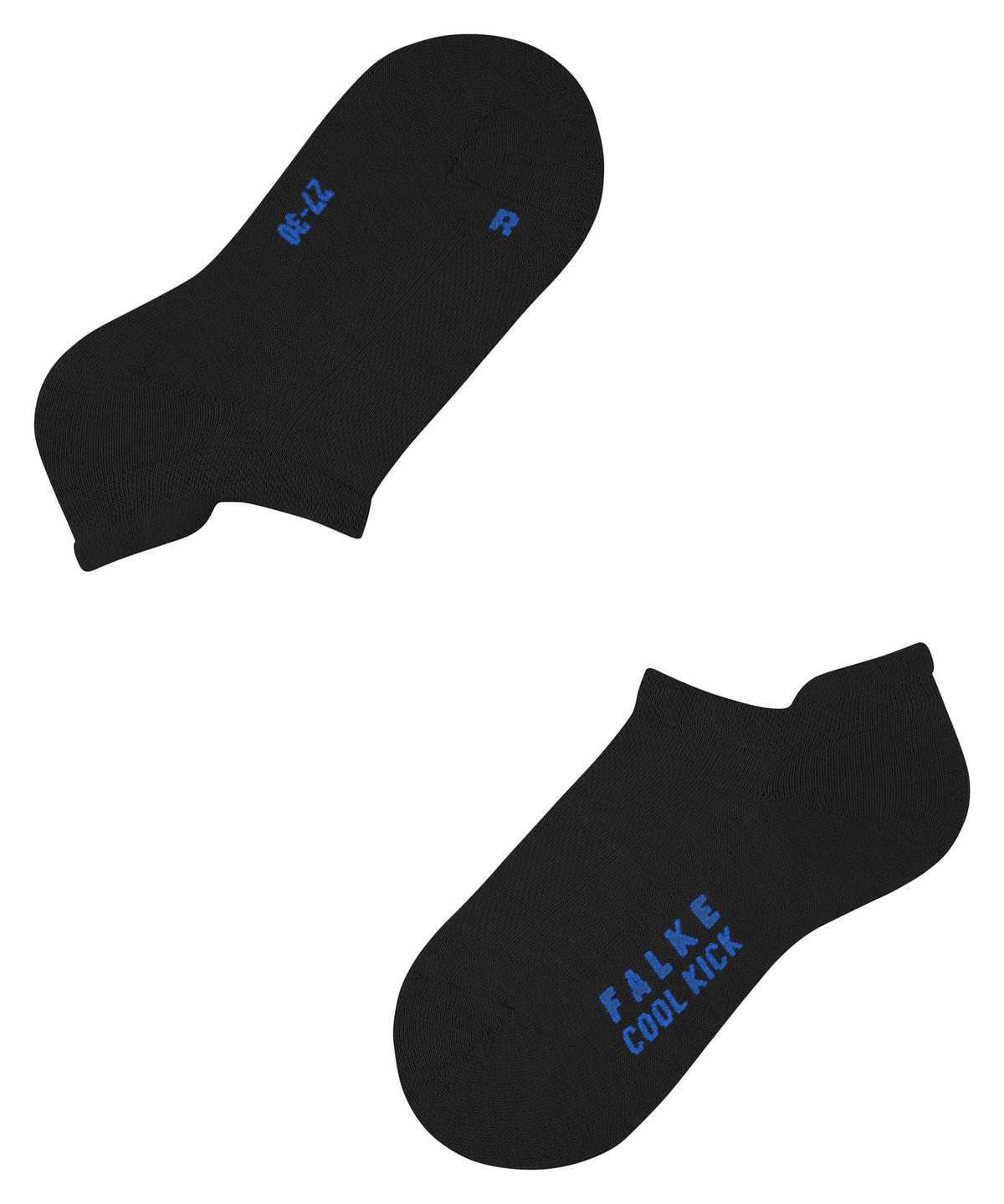 Skarpetki Falke Cool Kick Sneaker socks Dziecięce Czarne | YMQUAO-123