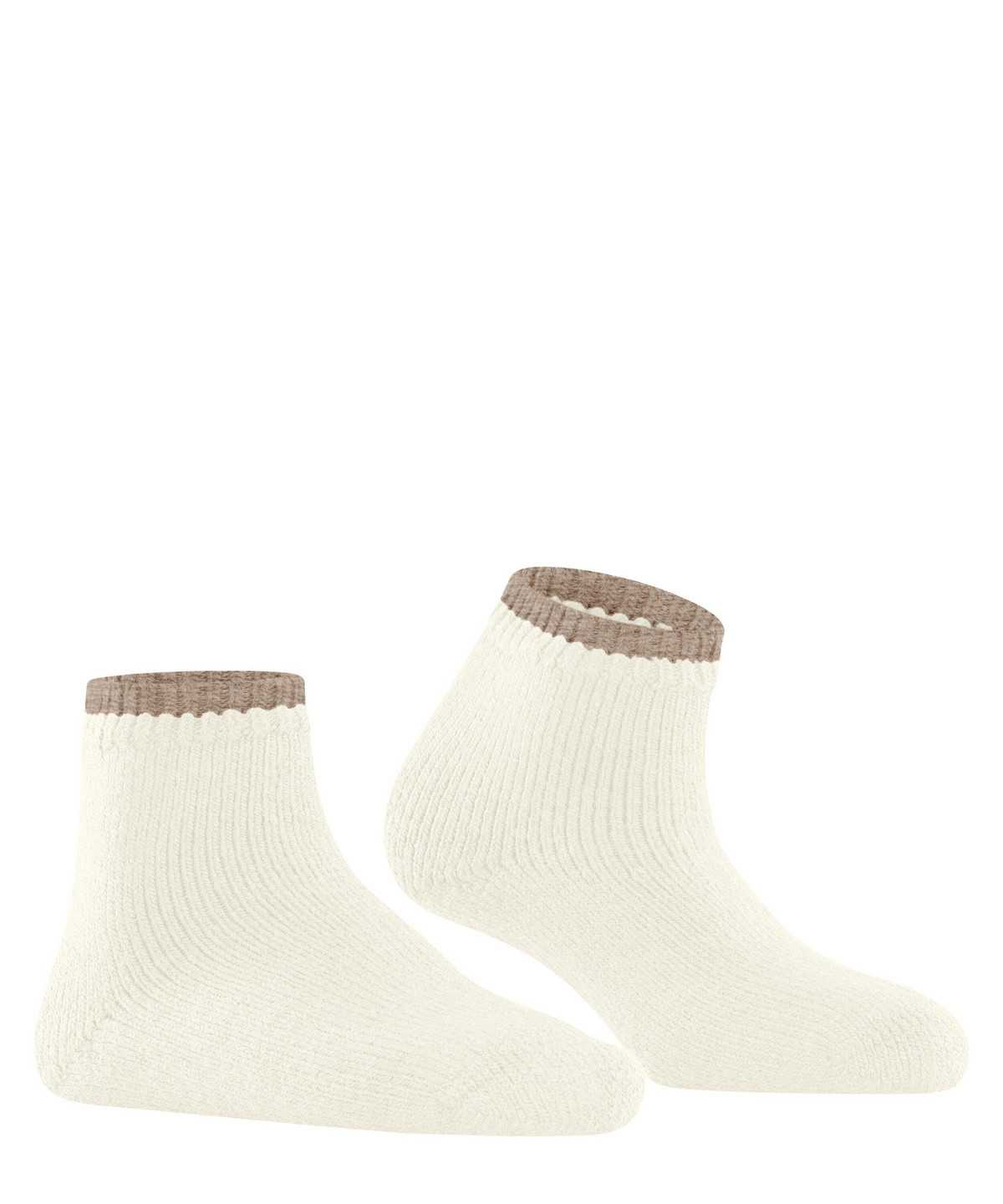 Skarpetki Falke Cosy Plush Short sock Damskie Białe | HBZQOP-458