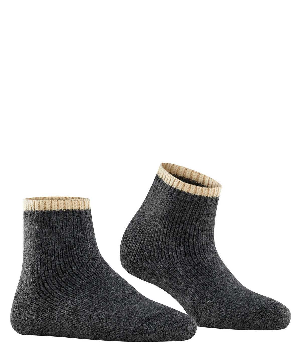 Skarpetki Falke Cosy Plush Short sock Damskie Szare | OTLJHE-289