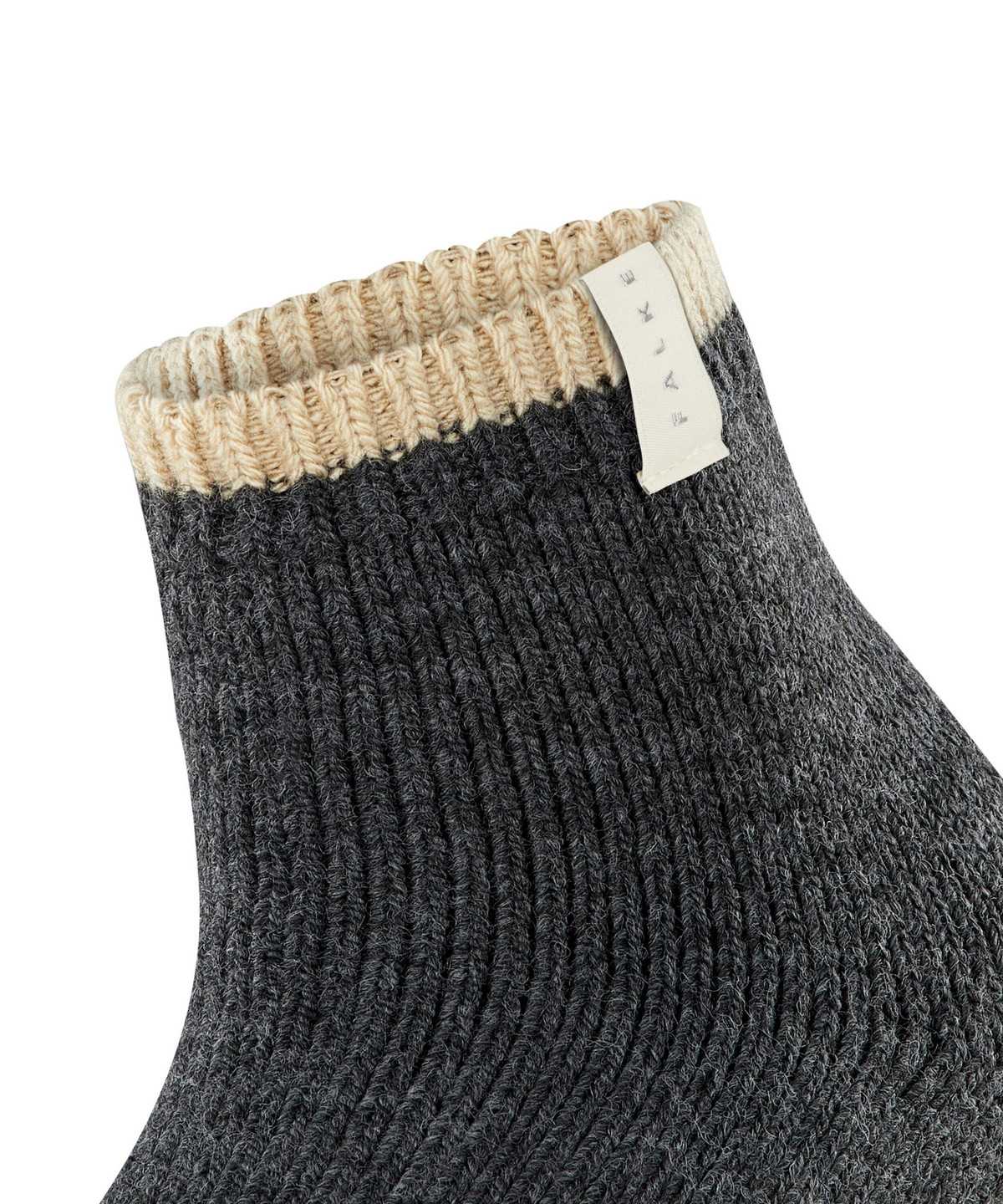 Skarpetki Falke Cosy Plush Short sock Damskie Szare | OTLJHE-289