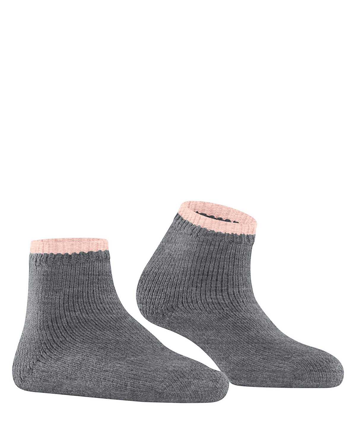 Skarpetki Falke Cosy Plush Short sock Damskie Szare | ASZBED-578