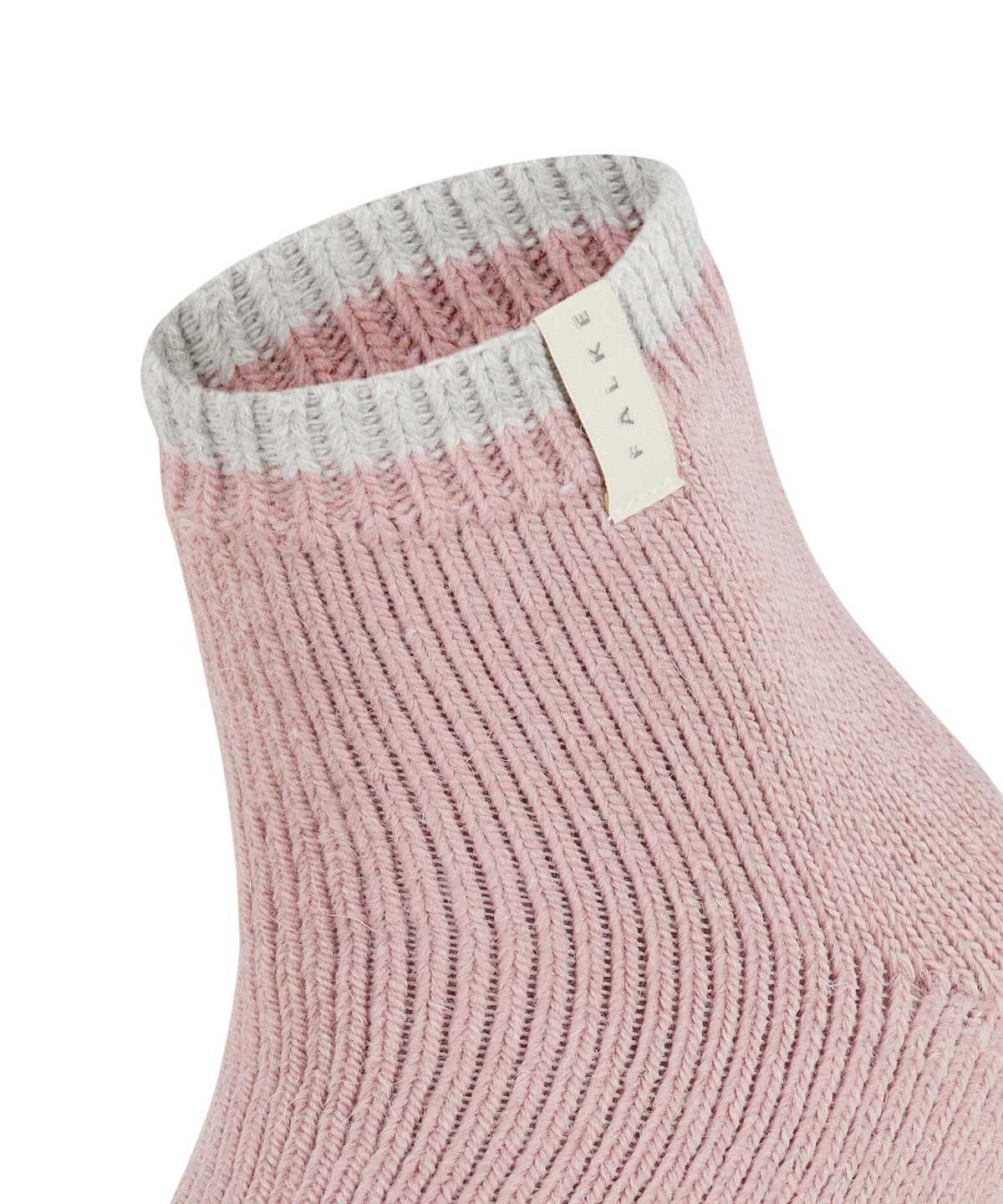 Skarpetki Falke Cosy Plush Short sock Damskie Różowe | GJLYNQ-368