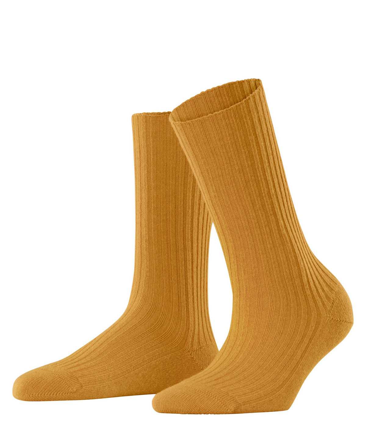 Skarpetki Falke Cosy Wool Boot Socks Damskie Żółte | ATCVHK-780