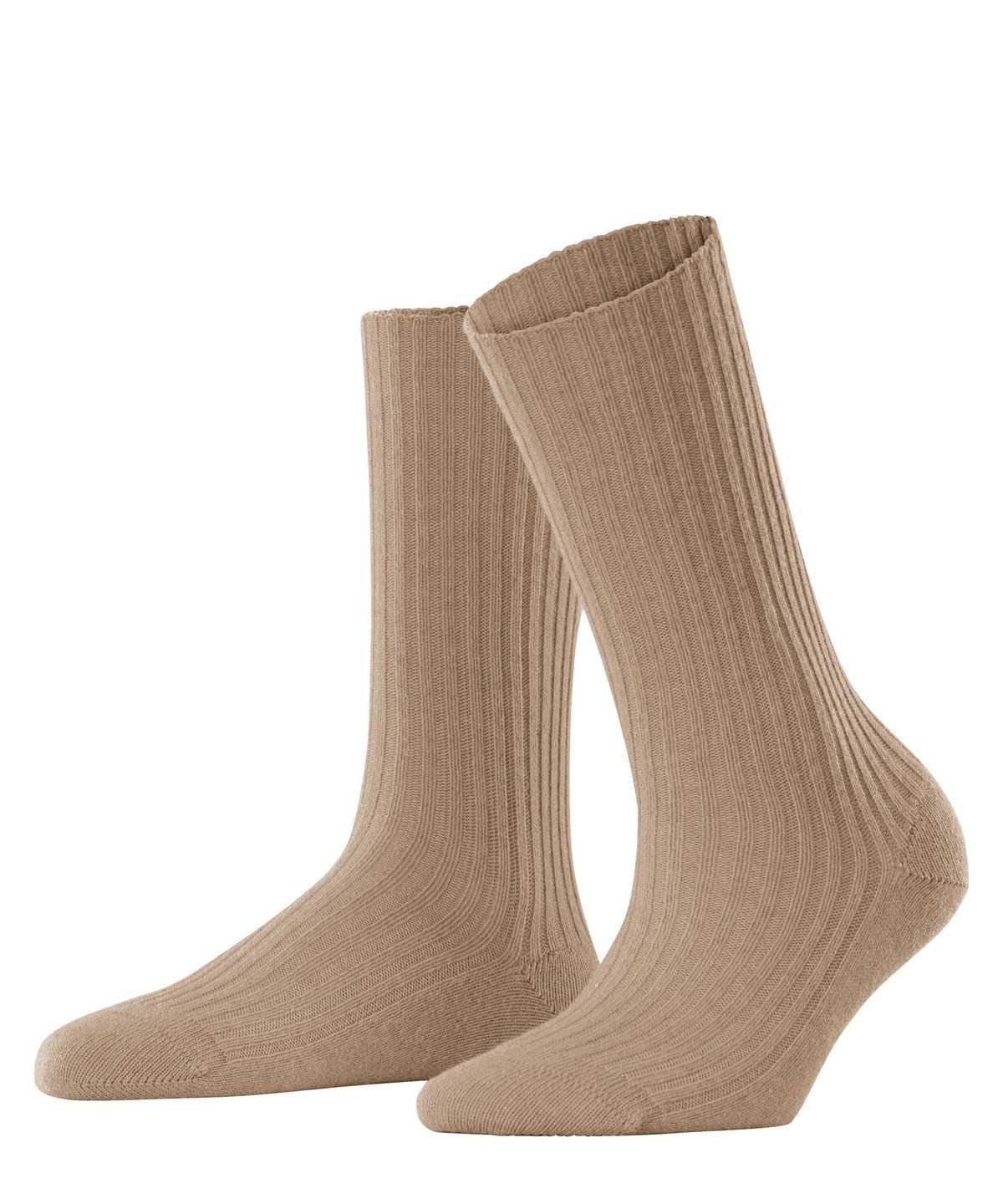 Skarpetki Falke Cosy Wool Boot Socks Damskie Brązowe | DXVZQM-730