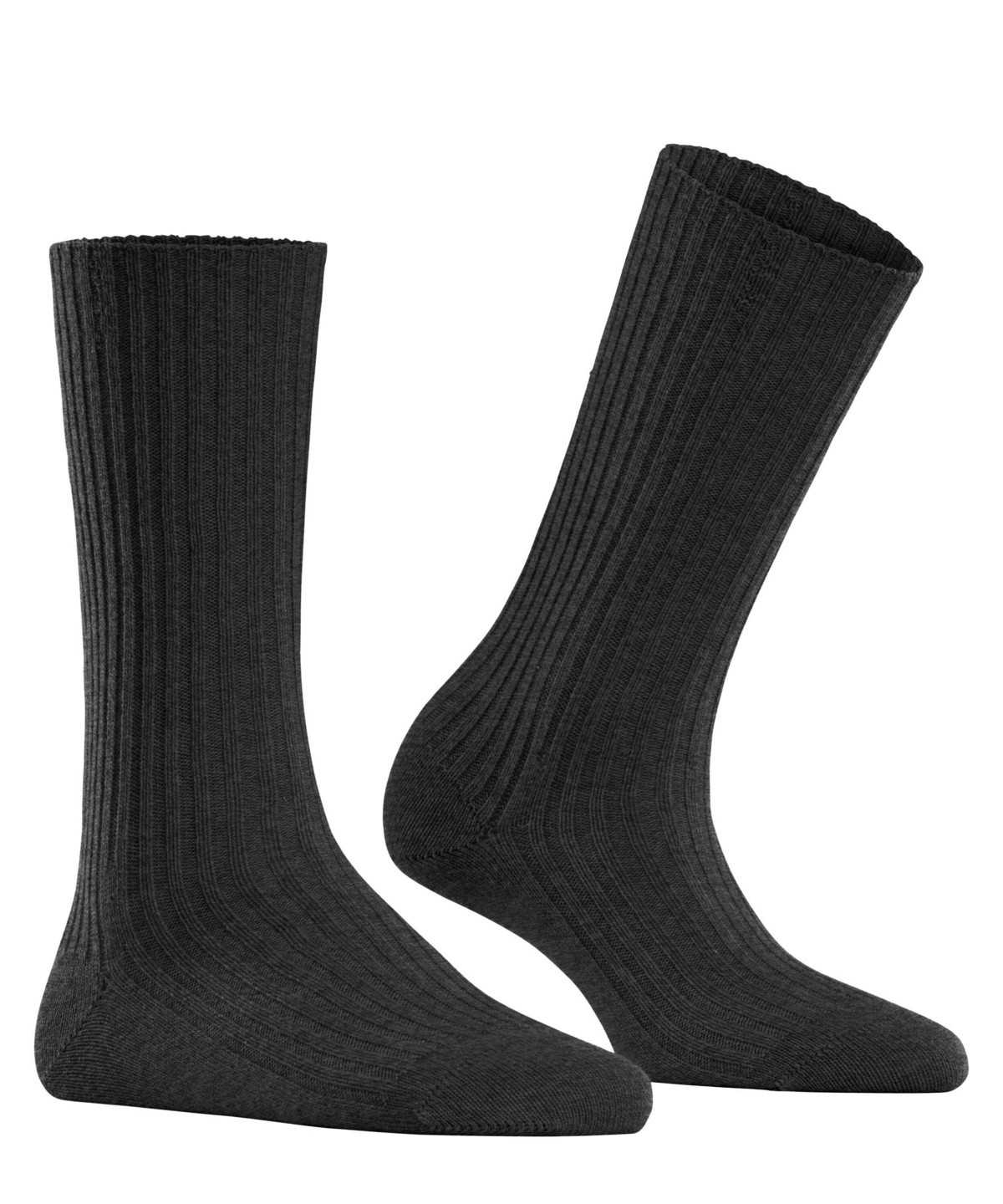 Skarpetki Falke Cosy Wool Boot Socks Damskie Szare | RLDGJY-675