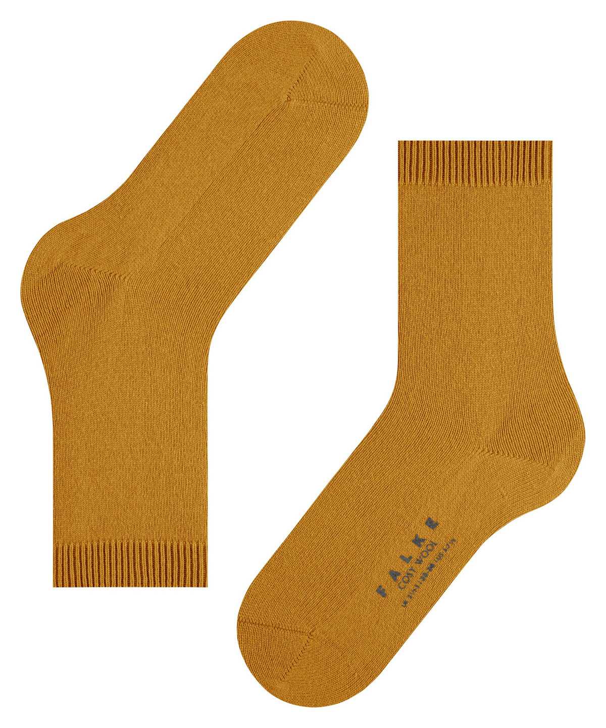 Skarpetki Falke Cosy Wool Socks Damskie Żółte | QFGBTL-092