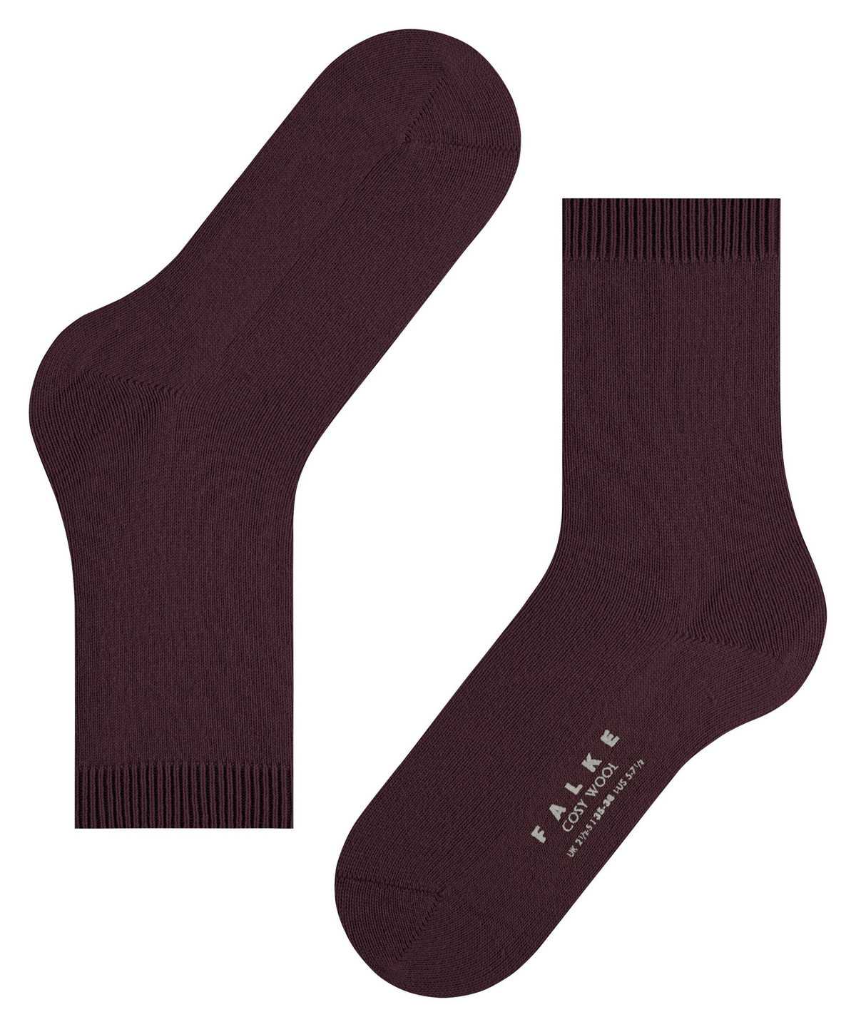 Skarpetki Falke Cosy Wool Socks Damskie Czerwone | PBCKUL-896