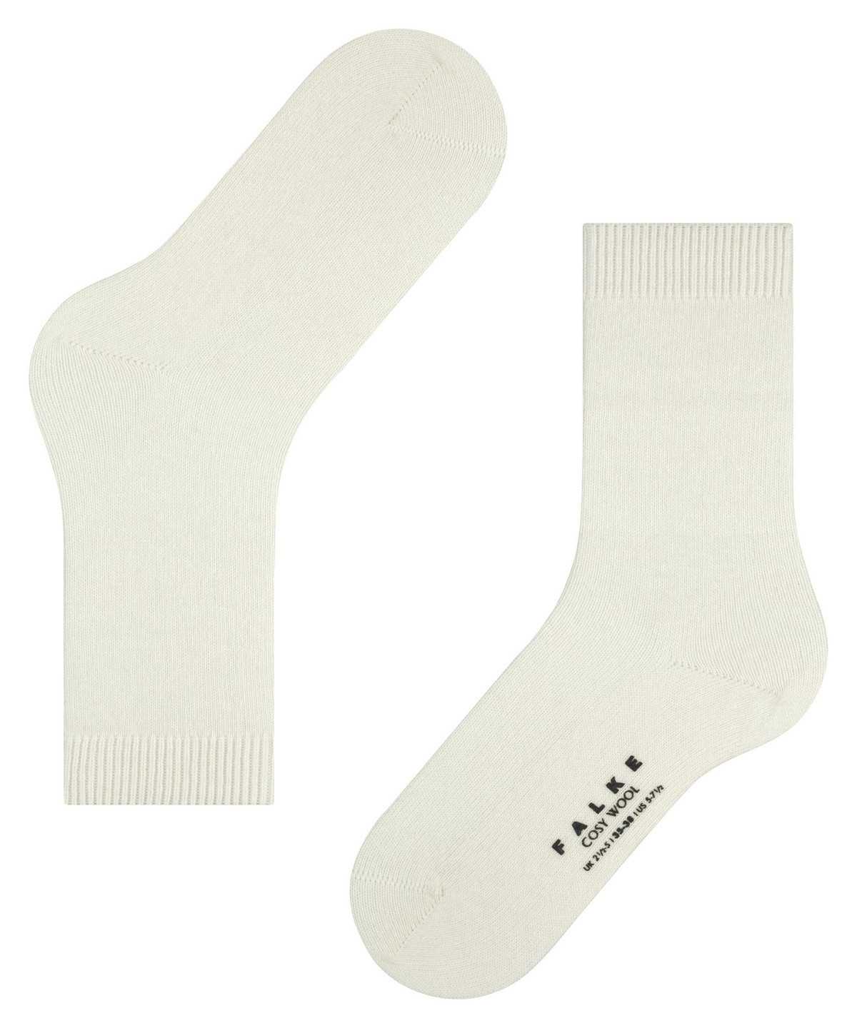 Skarpetki Falke Cosy Wool Socks Damskie Białe | LYEJNT-460