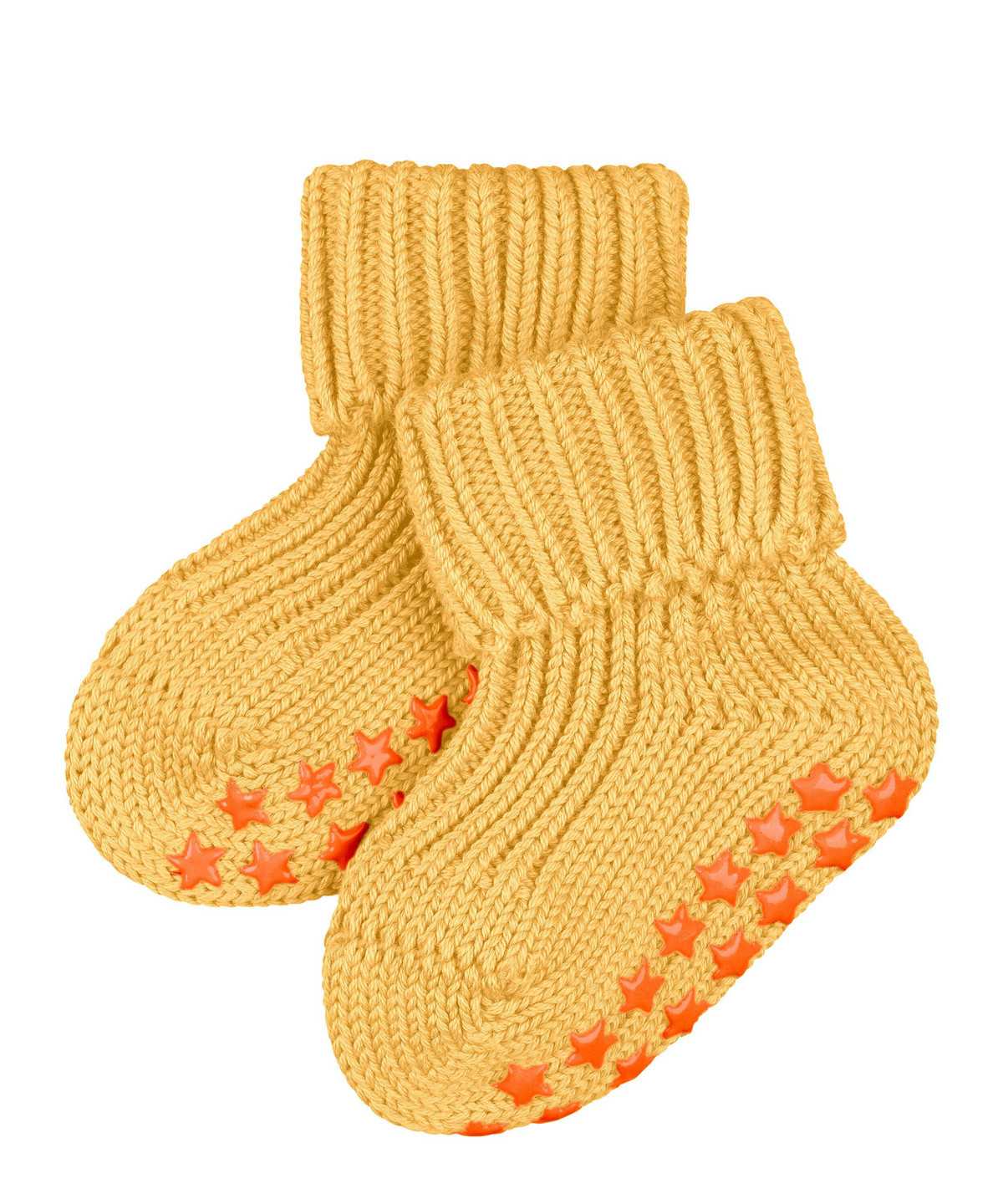 Skarpetki Falke Cotton Catspads House socks Niemowlęce Żółte | IWOTKU-607