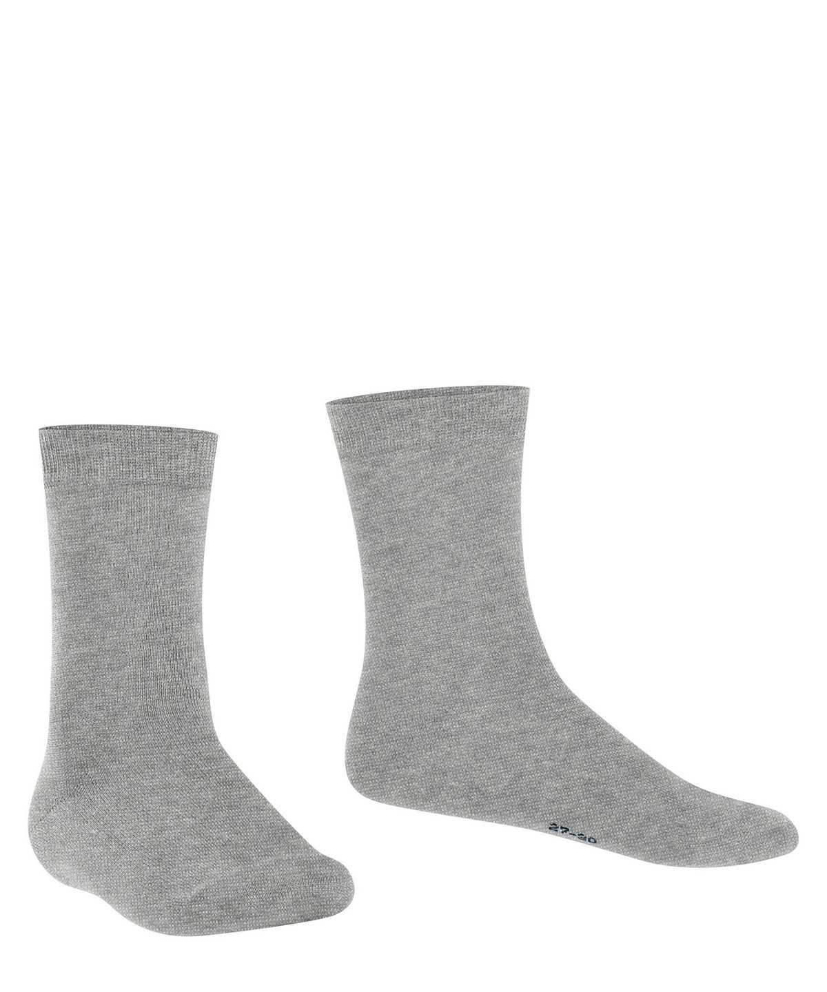 Skarpetki Falke Cotton Finesse Socks Dziecięce Szare | CABEWN-471