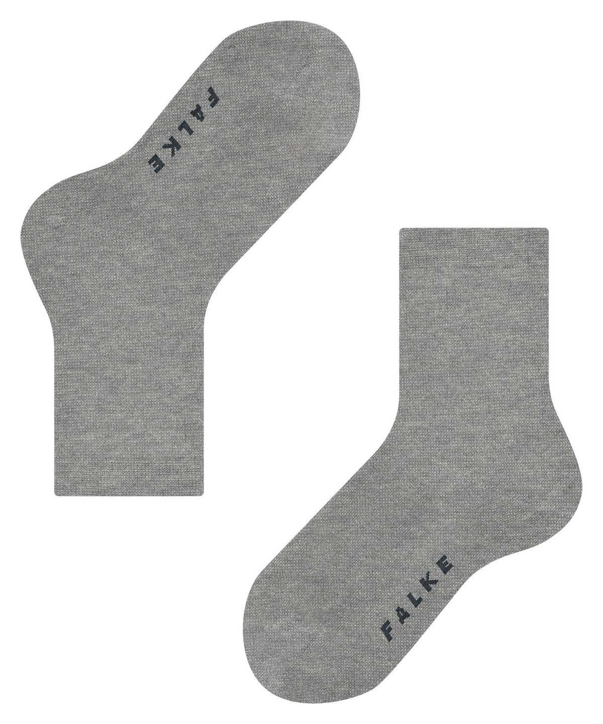 Skarpetki Falke Cotton Finesse Socks Dziecięce Szare | CABEWN-471