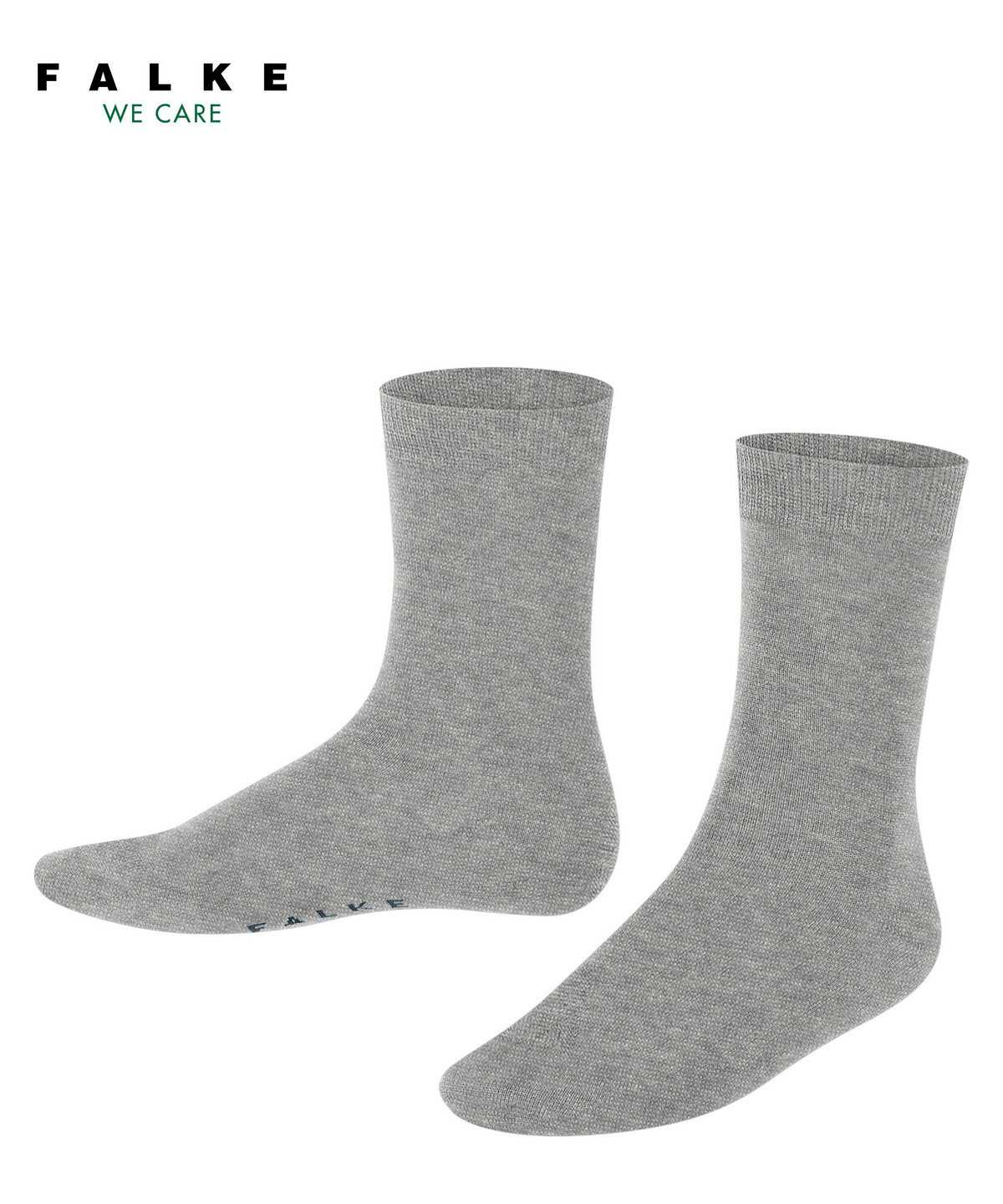 Skarpetki Falke Cotton Finesse Socks Dziecięce Szare | CABEWN-471