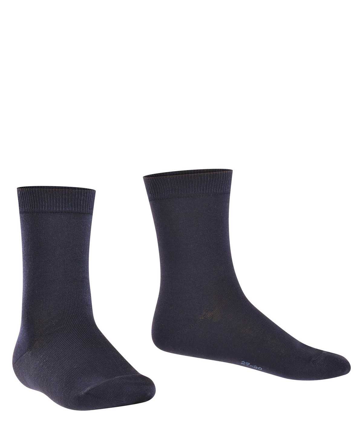 Skarpetki Falke Cotton Finesse Socks Dziecięce Niebieskie | CEPKYU-840