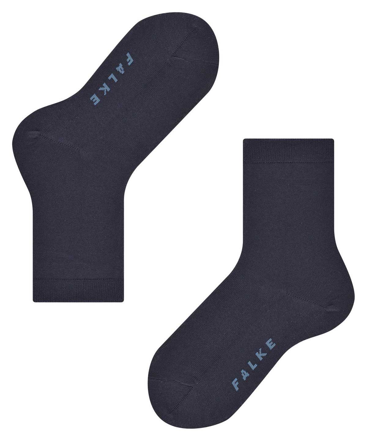 Skarpetki Falke Cotton Finesse Socks Dziecięce Niebieskie | CEPKYU-840