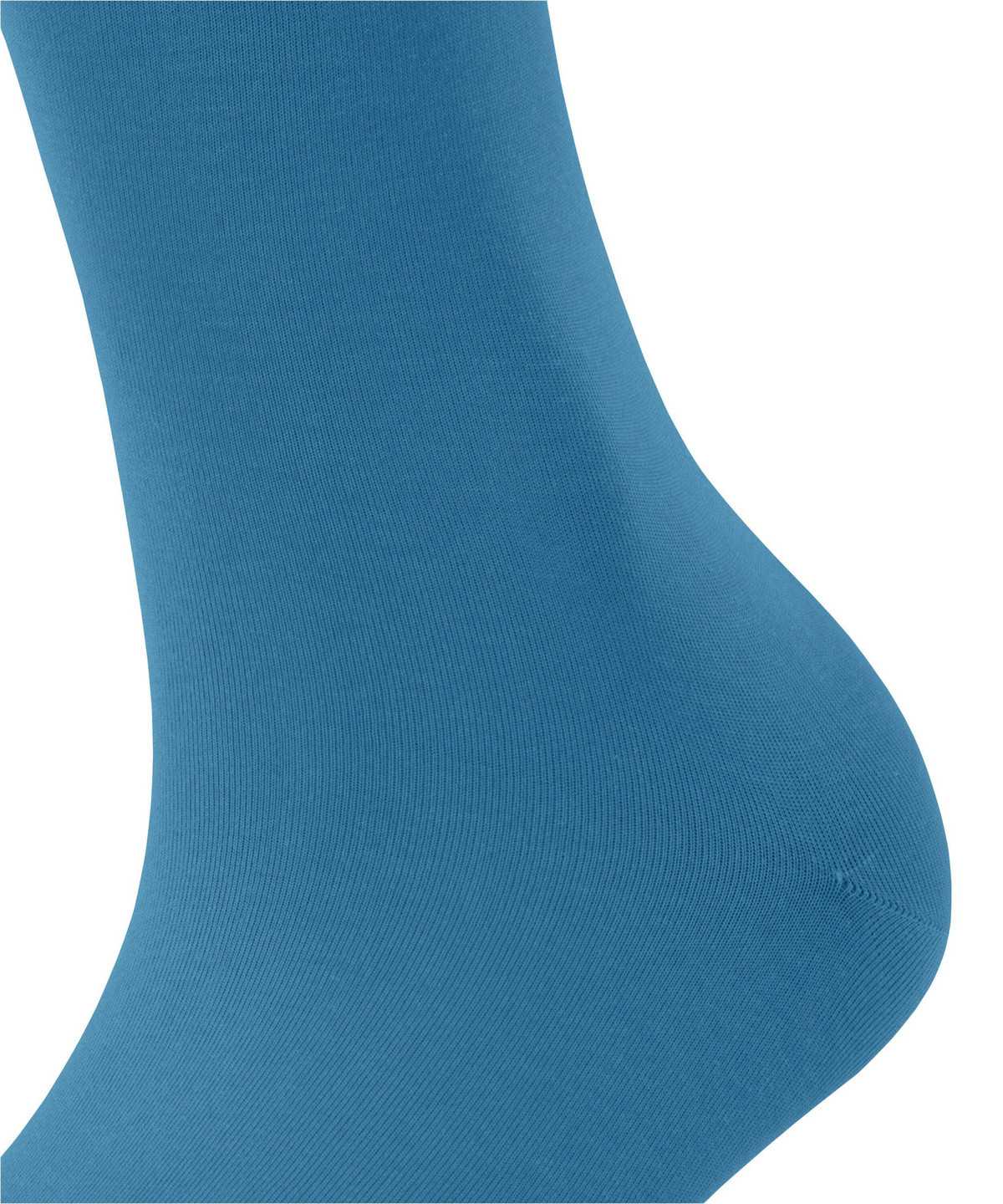 Skarpetki Falke Cotton Touch Knee-high Socks Damskie Niebieskie | YPATRO-350