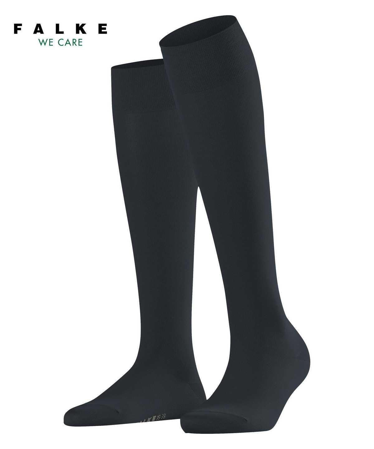 Skarpetki Falke Cotton Touch Knee-high Socks Damskie Szare | RUSABX-307