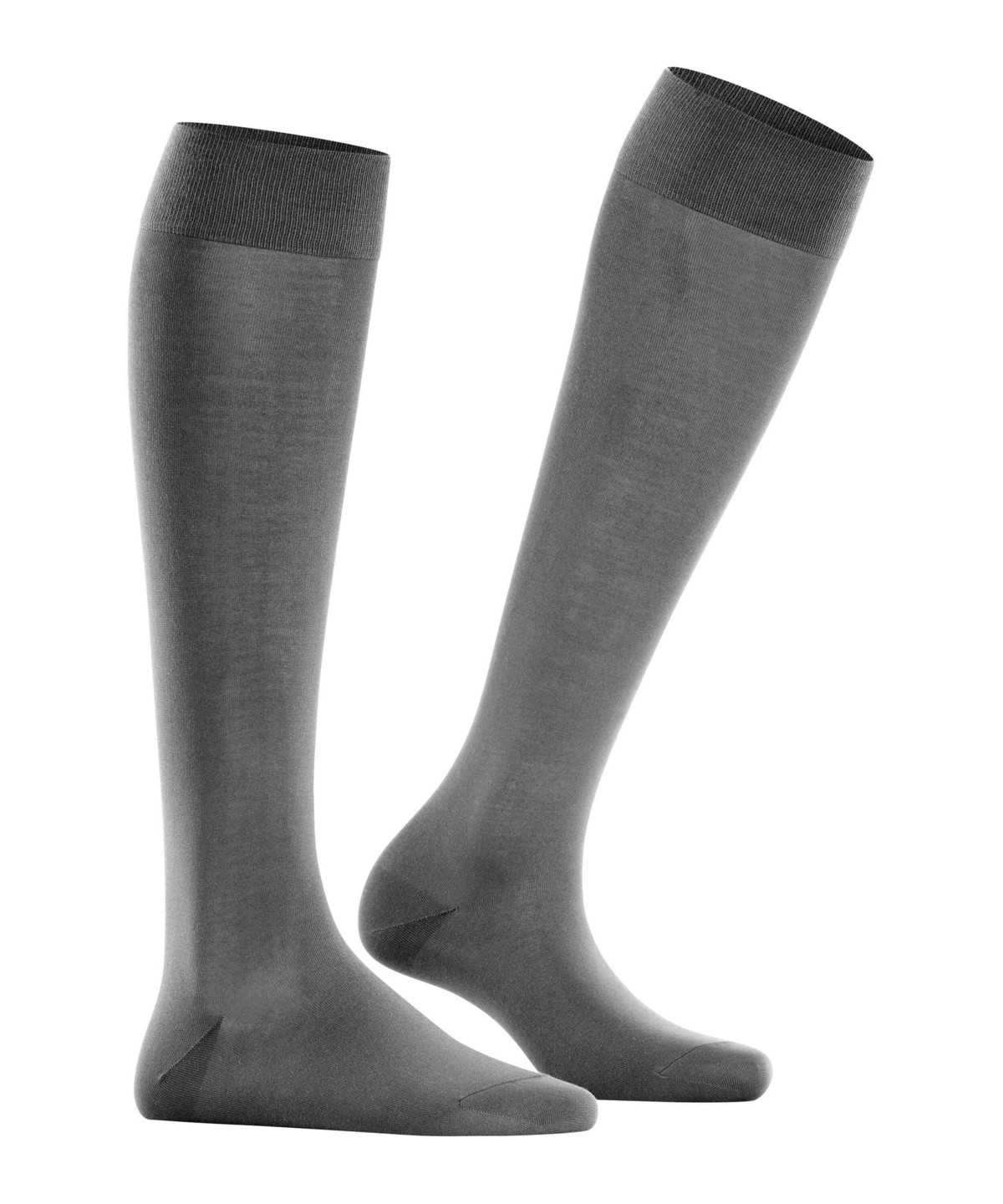 Skarpetki Falke Cotton Touch Knee-high Socks Damskie Szare | VGLUBT-769