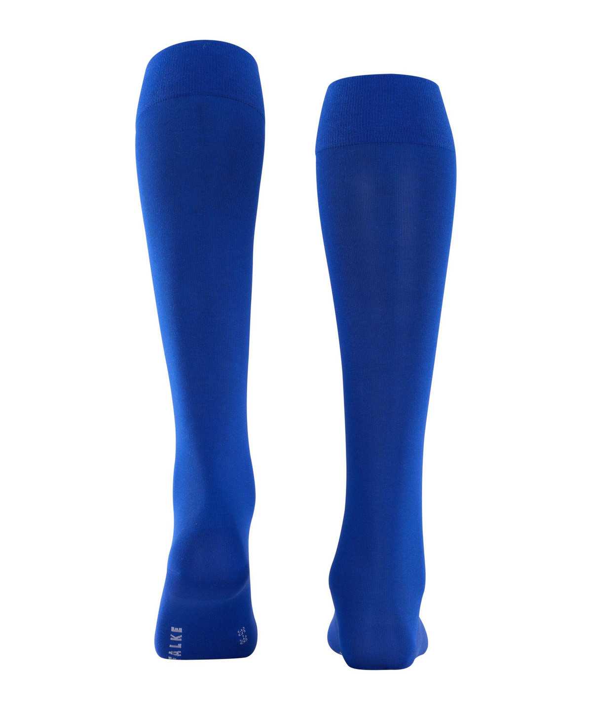 Skarpetki Falke Cotton Touch Knee-high Socks Damskie Niebieskie | WZTIOD-720