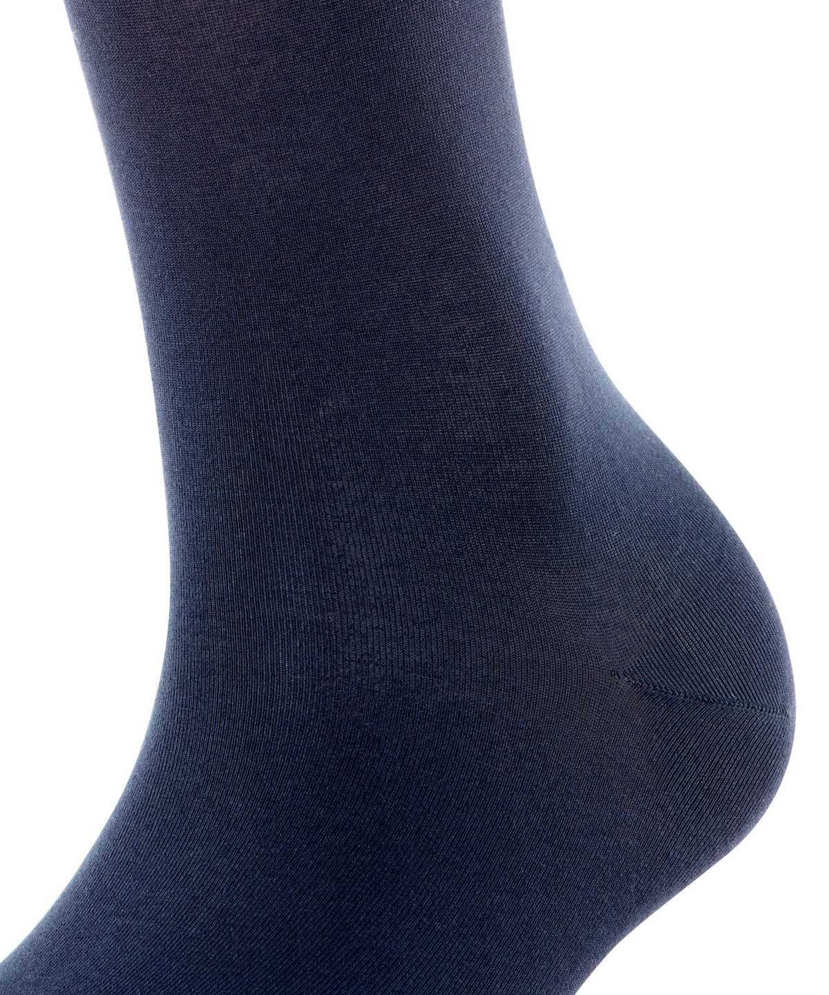 Skarpetki Falke Cotton Touch Knee-high Socks Damskie Niebieskie | PXJYBH-207