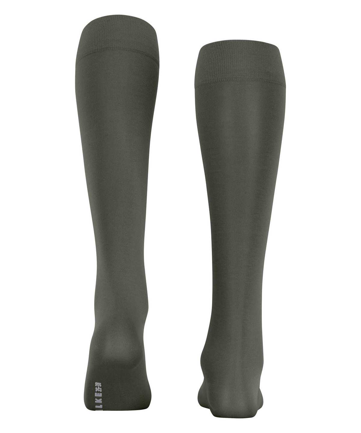 Skarpetki Falke Cotton Touch Knee-high Socks Damskie Zielone | CVBHTL-546