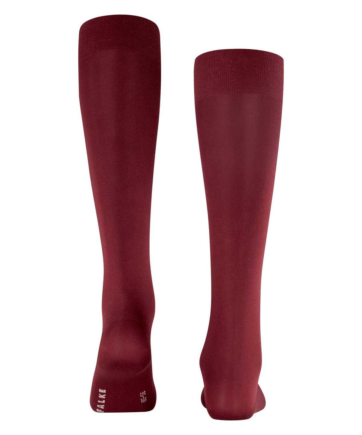 Skarpetki Falke Cotton Touch Knee-high Socks Damskie Czerwone | CIOEGM-186