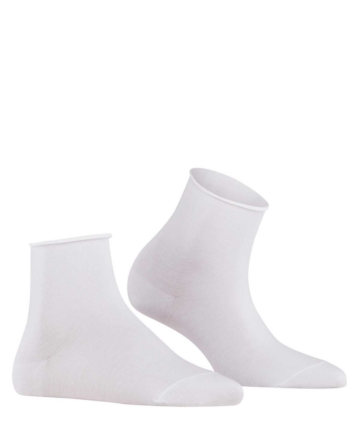 Skarpetki Falke Cotton Touch Short sock Damskie Białe | KFNUAV-546