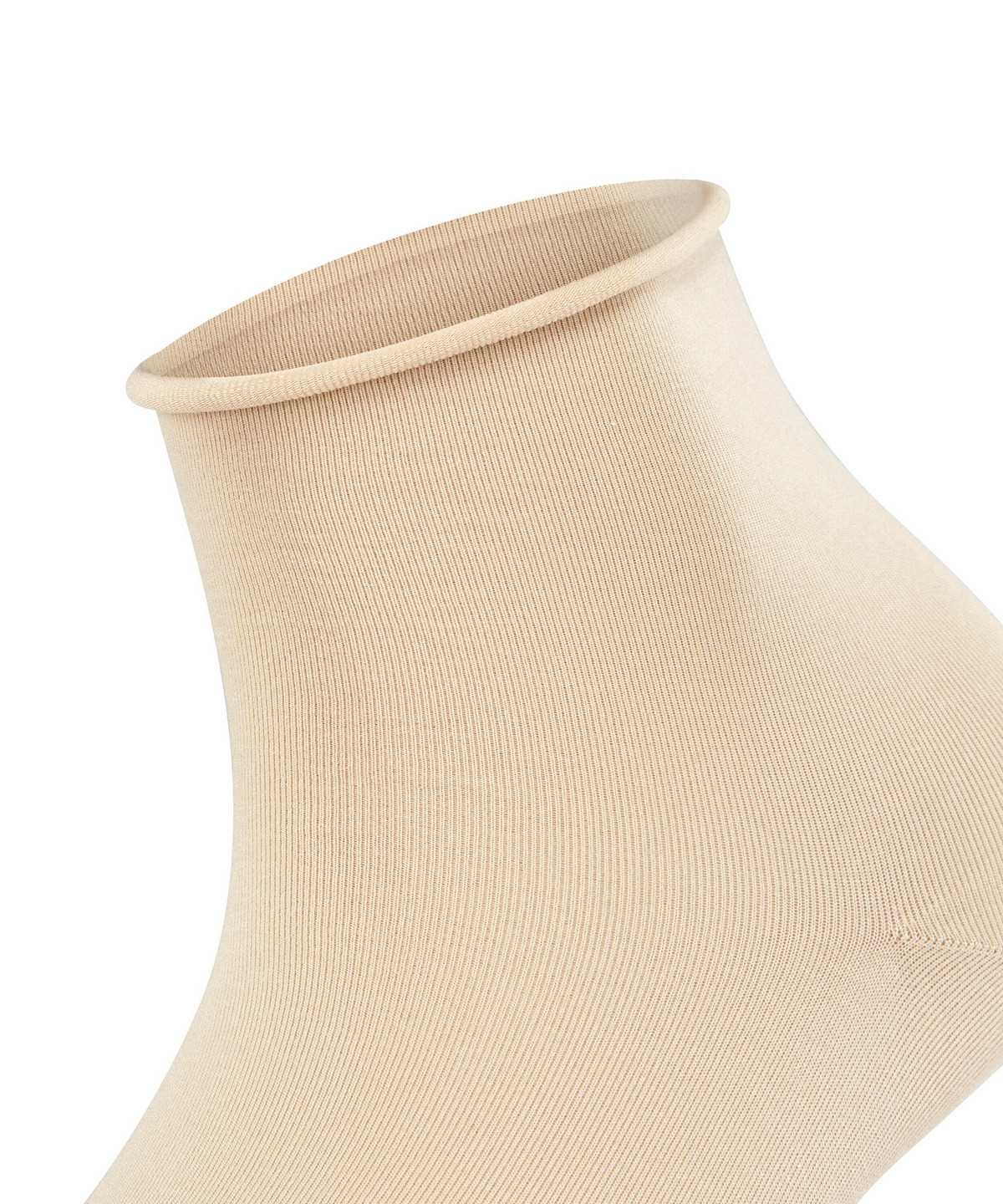 Skarpetki Falke Cotton Touch Short sock Damskie Beżowe | YSOQGB-016