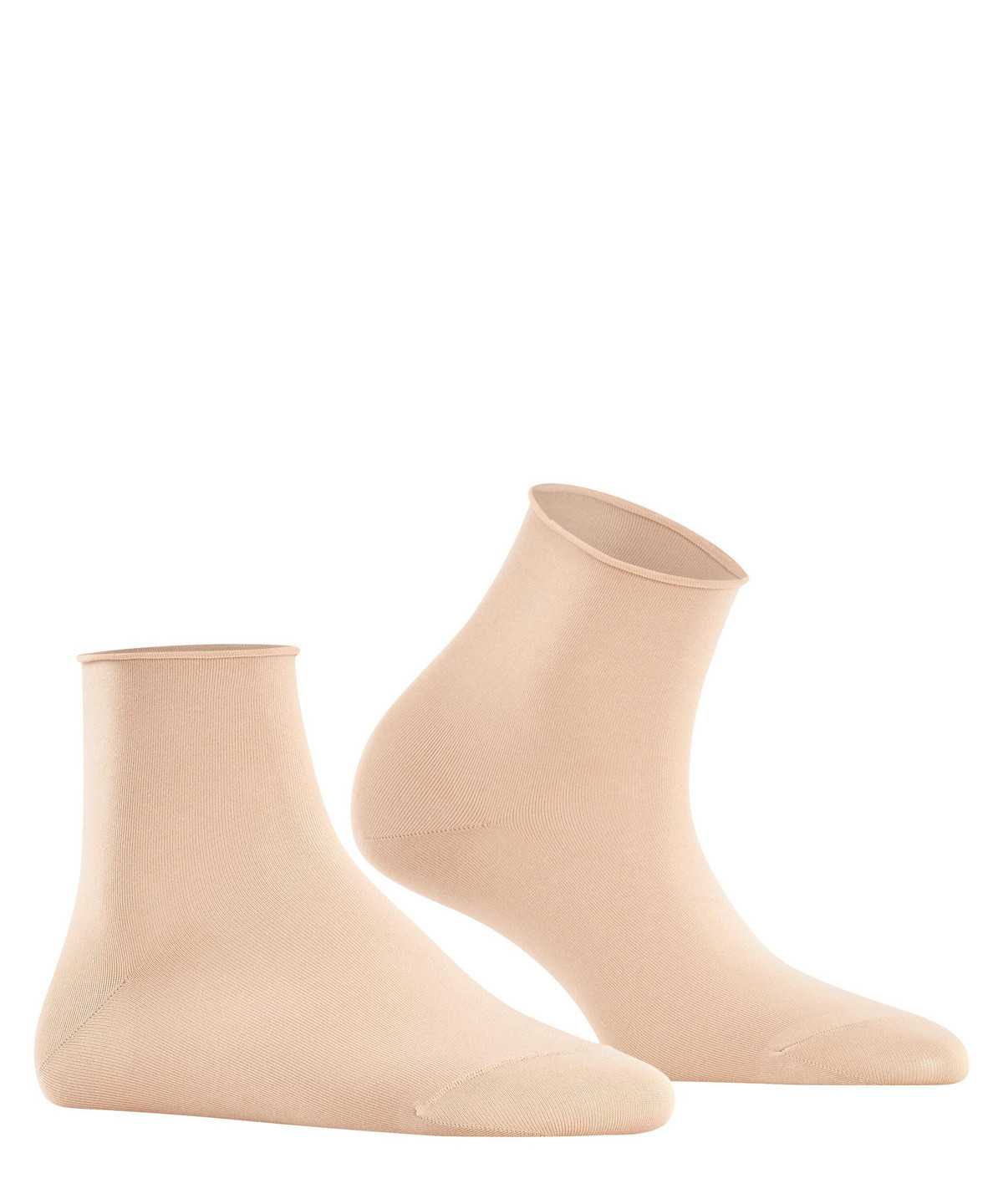 Skarpetki Falke Cotton Touch Short sock Damskie Beżowe | QTGLUR-248