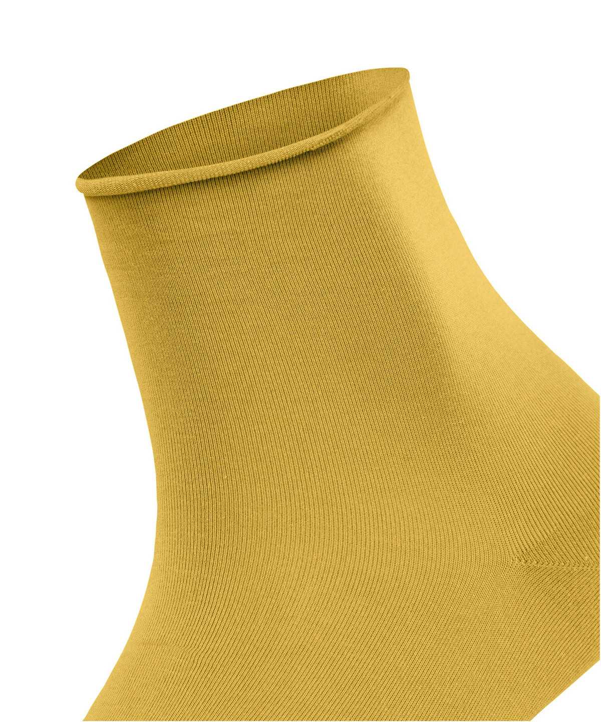 Skarpetki Falke Cotton Touch Short sock Damskie Żółte | NCMBYG-608