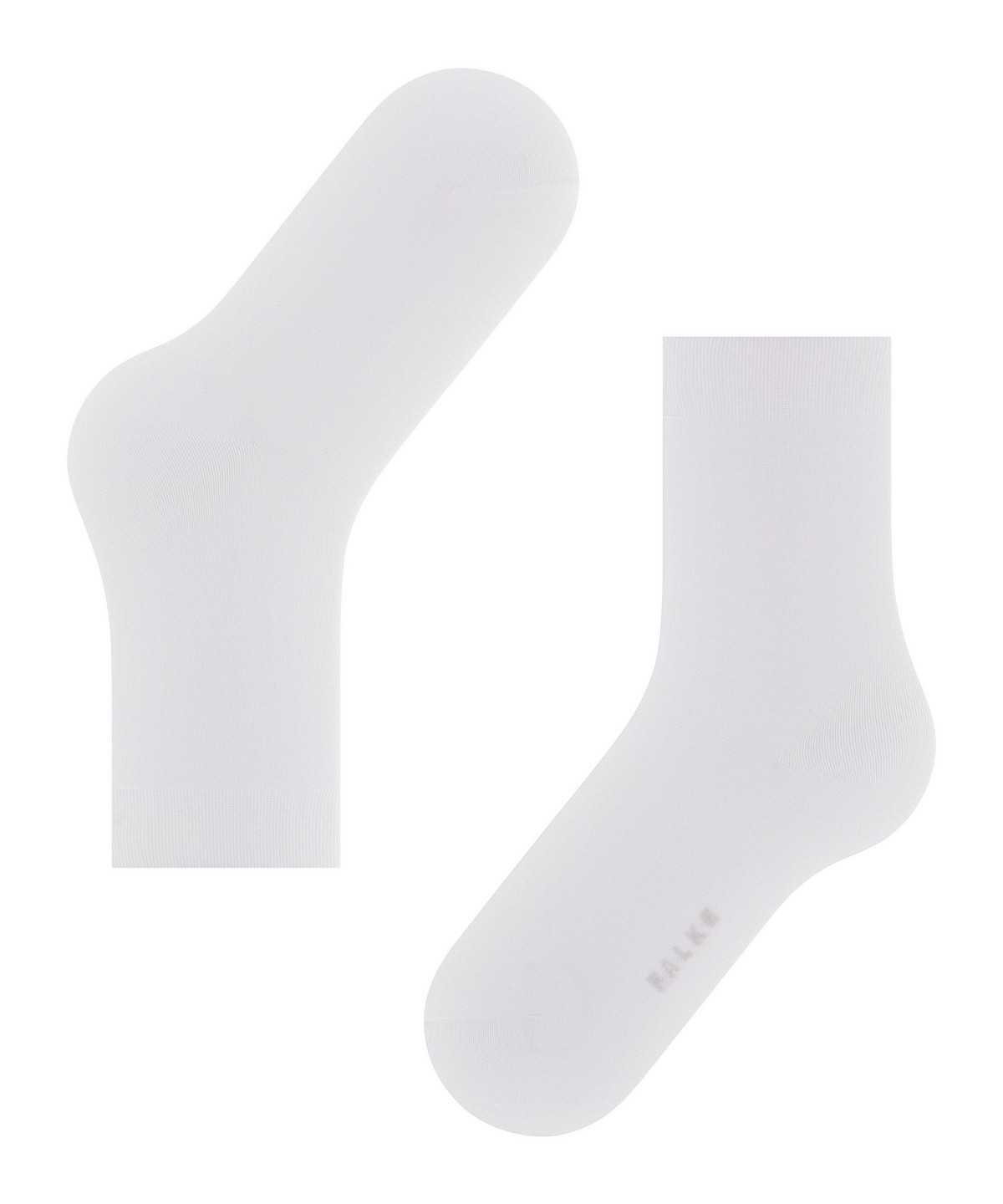 Skarpetki Falke Cotton Touch Socks Damskie Białe | YVNJPH-965