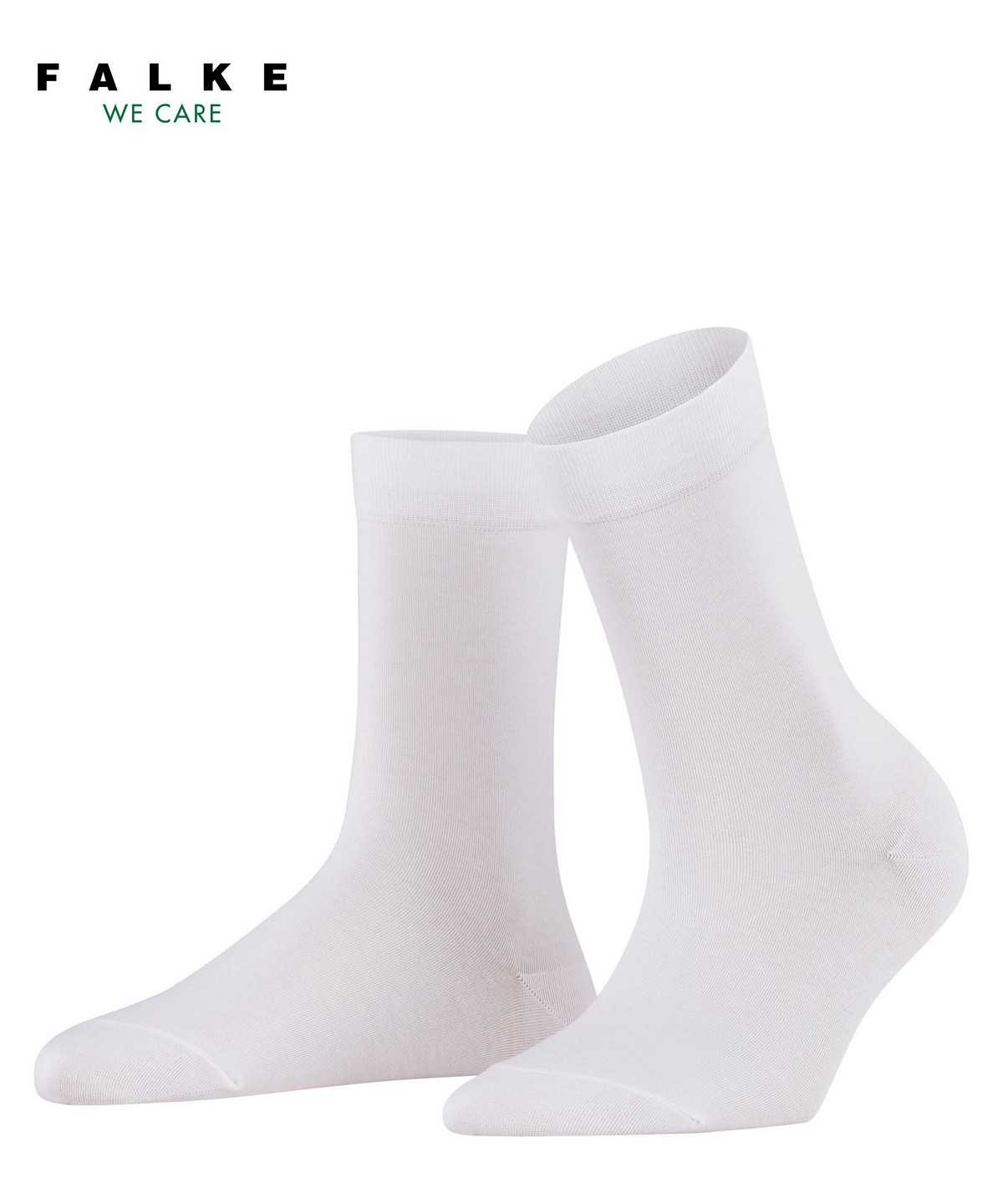 Skarpetki Falke Cotton Touch Socks Damskie Białe | YVNJPH-965