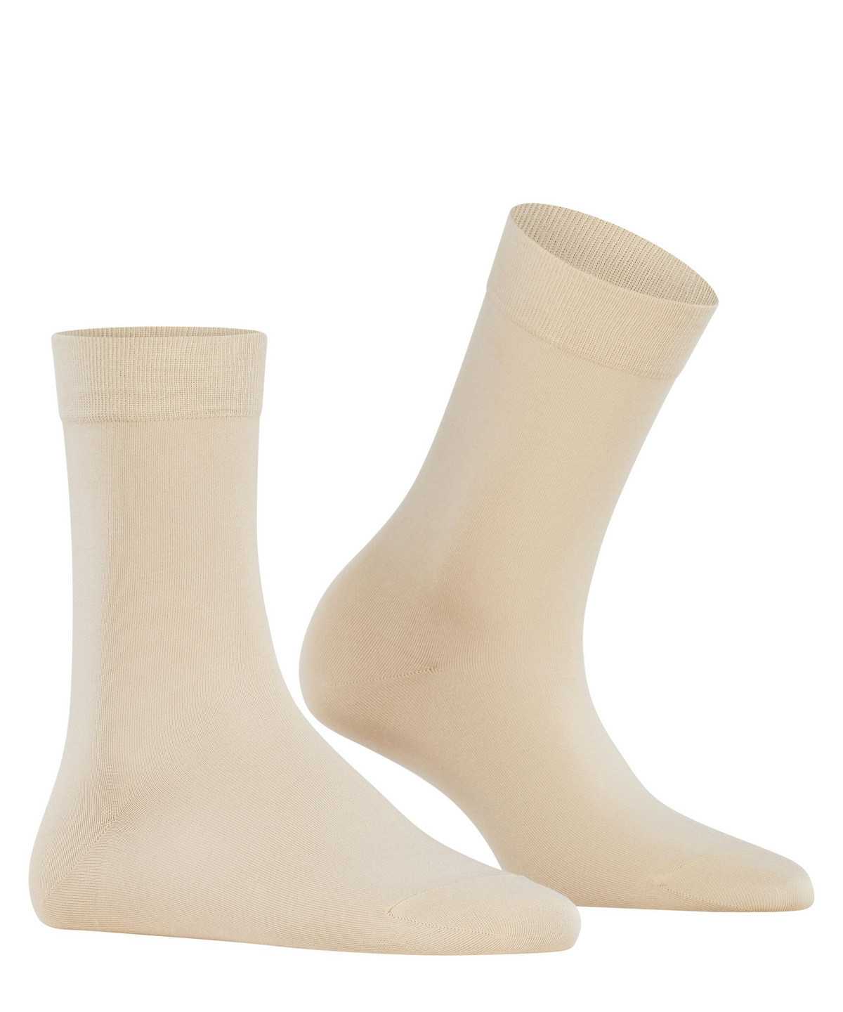 Skarpetki Falke Cotton Touch Socks Damskie Beżowe | GURFYS-458