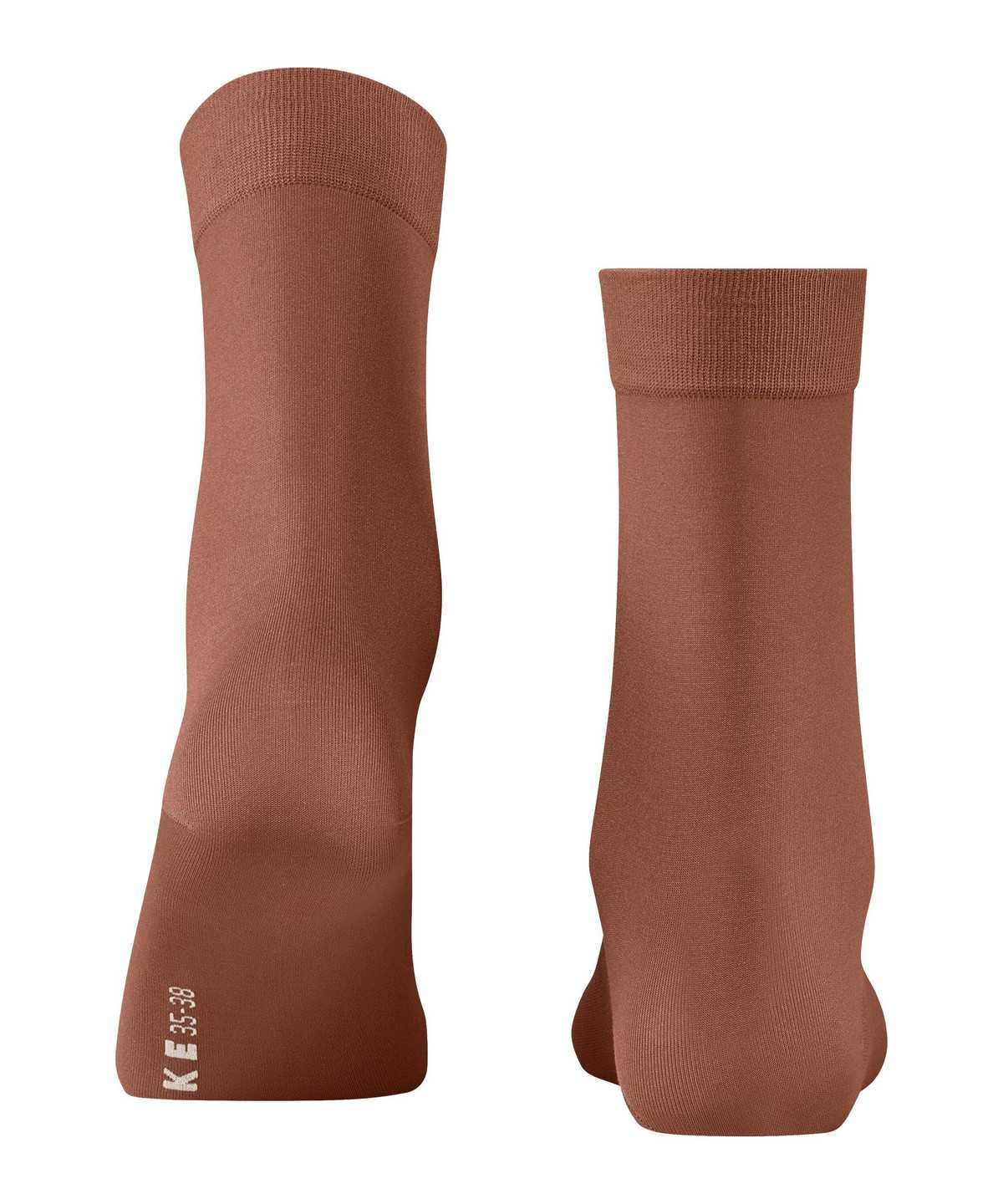 Skarpetki Falke Cotton Touch Socks Damskie Brązowe | NSBROF-139