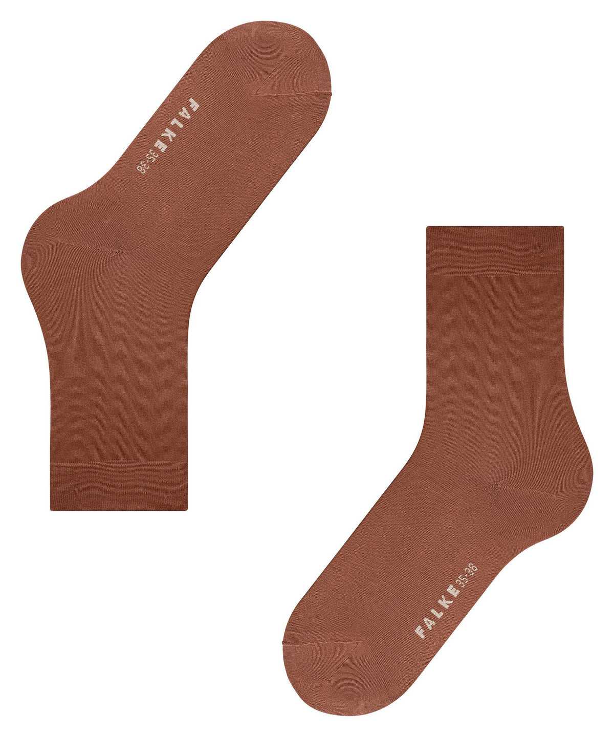 Skarpetki Falke Cotton Touch Socks Damskie Brązowe | NSBROF-139