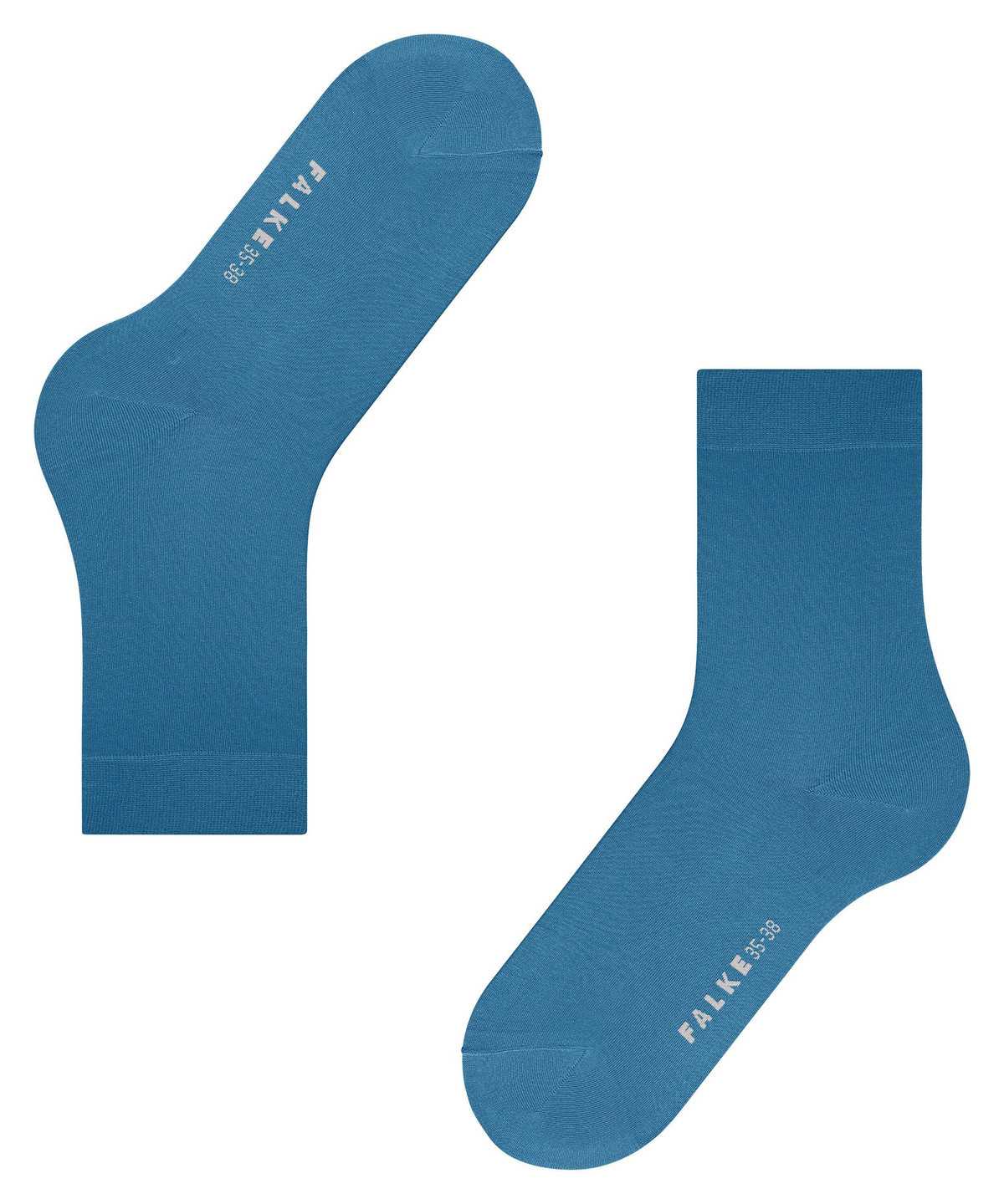 Skarpetki Falke Cotton Touch Socks Damskie Niebieskie | VXEMPU-317