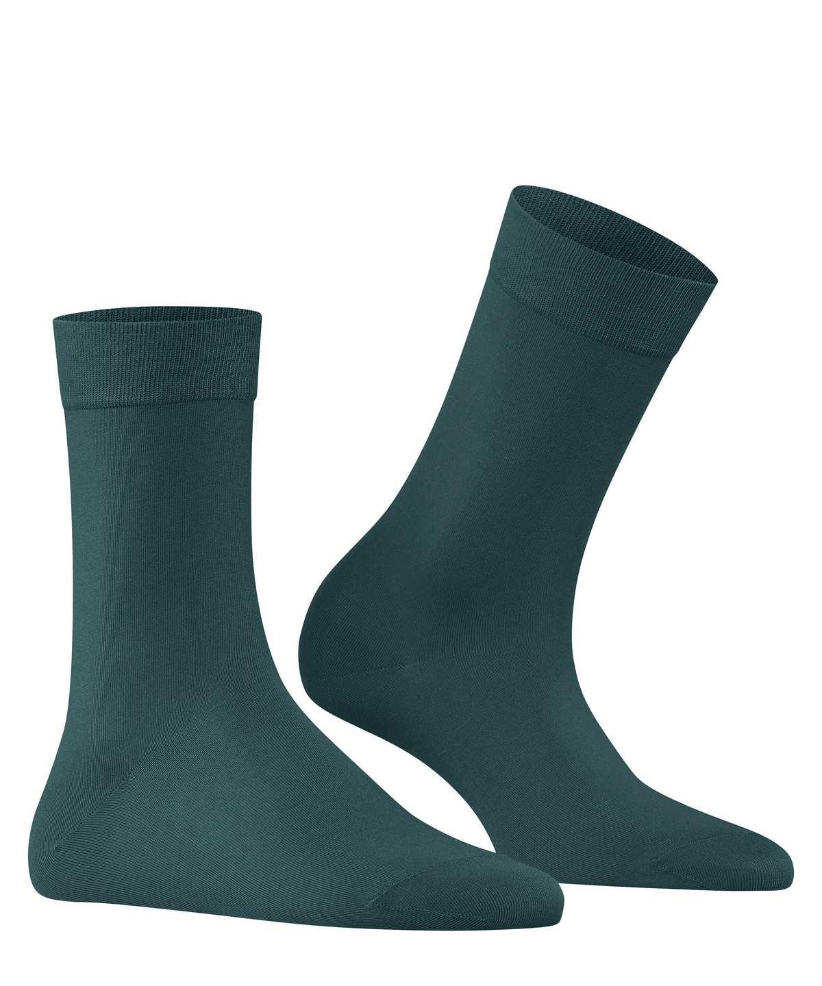 Skarpetki Falke Cotton Touch Socks Damskie Zielone | FRQHDV-790