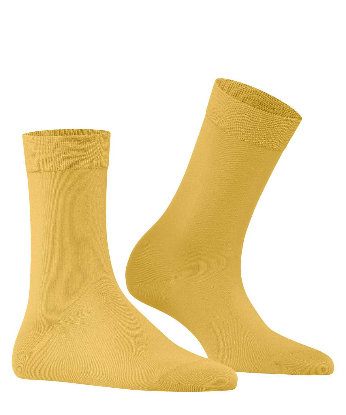 Skarpetki Falke Cotton Touch Socks Damskie Żółte | ESMWRT-296