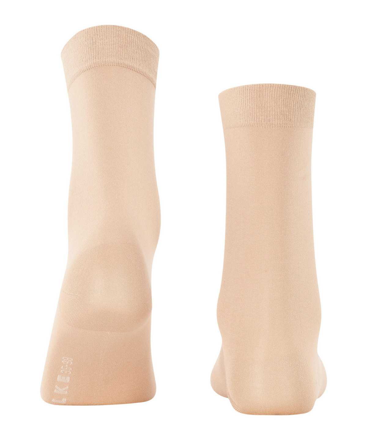 Skarpetki Falke Cotton Touch Socks Damskie Beżowe | VYMPFB-024