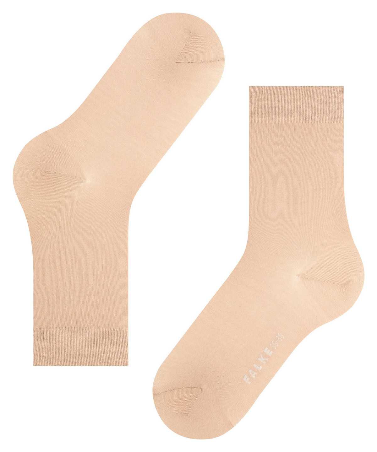 Skarpetki Falke Cotton Touch Socks Damskie Beżowe | VYMPFB-024