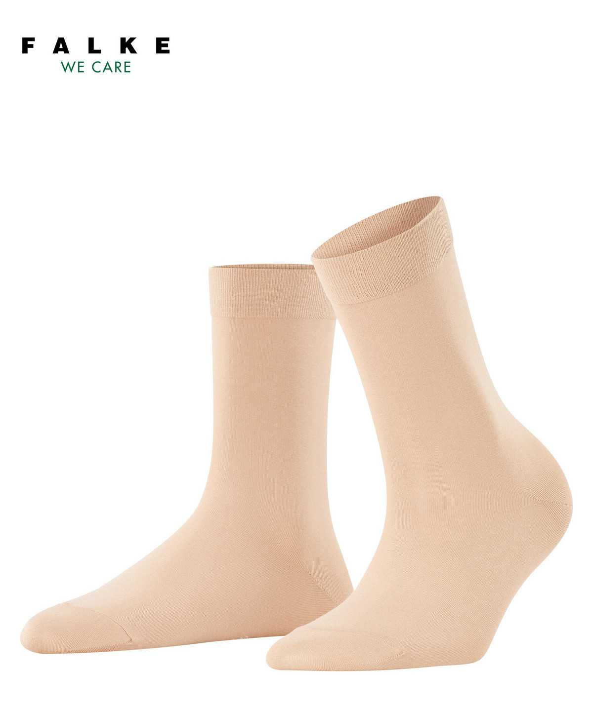 Skarpetki Falke Cotton Touch Socks Damskie Beżowe | VYMPFB-024