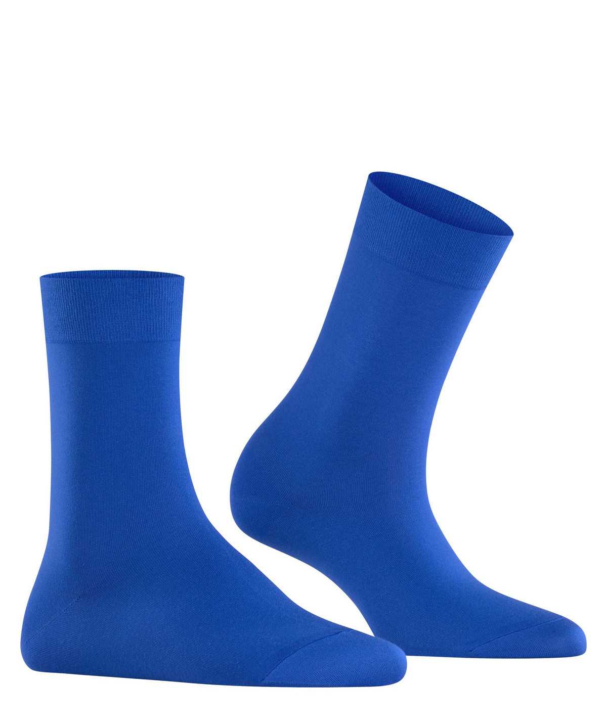 Skarpetki Falke Cotton Touch Socks Damskie Niebieskie | OUZEAN-938